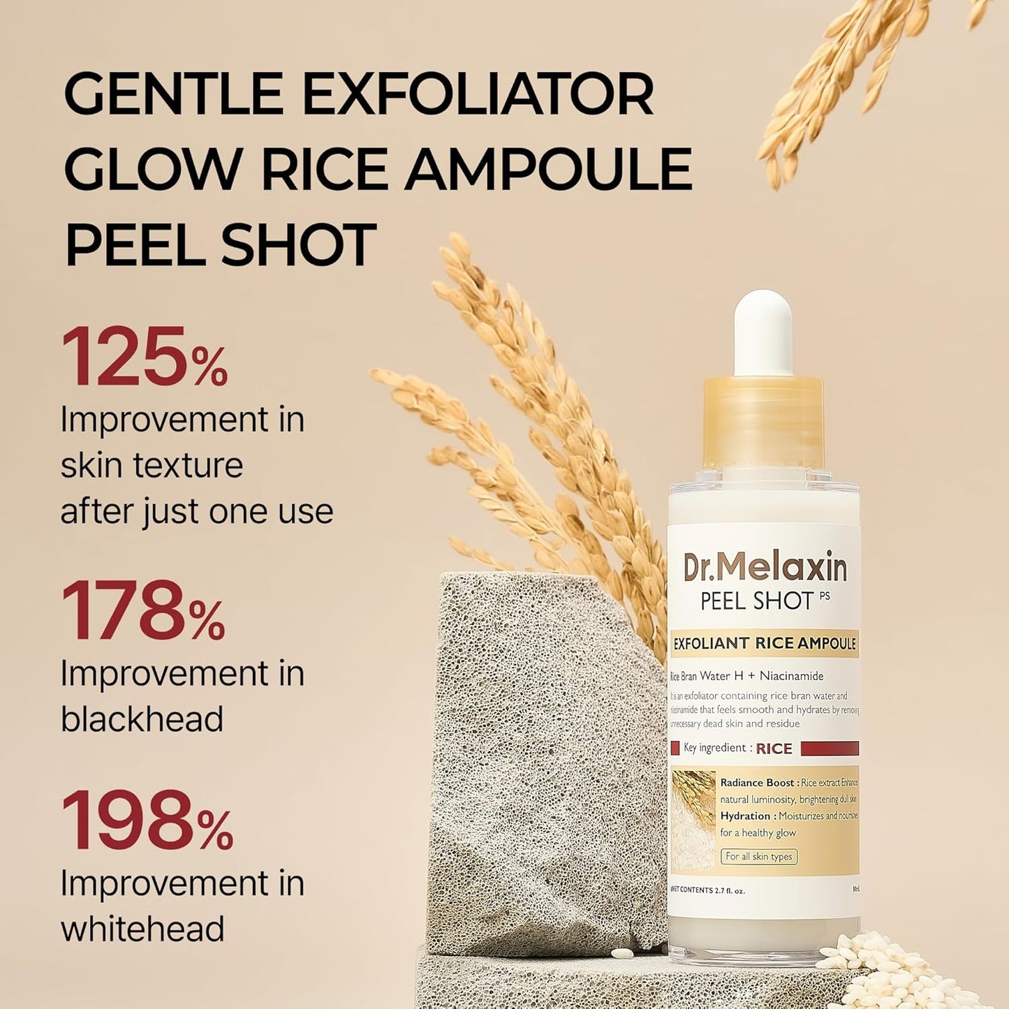 Peel Shot Rice Ampoule